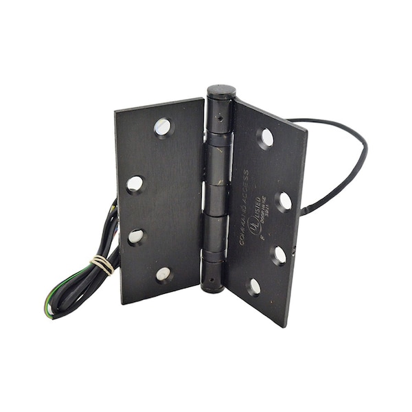 4-1/2" x 4-1/2" Electric 8 Wire BB1279 Hinge  Steel Base US10B Oil Rubbed Bronze Finish